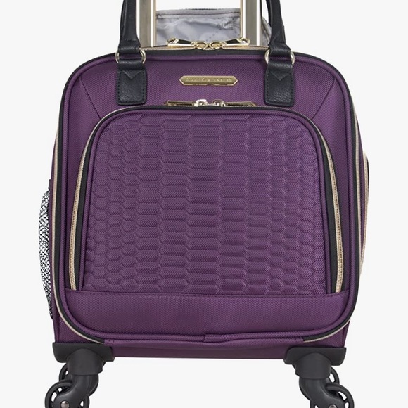 Like new Aimee kestenberg Florence 16” Twill 4-Wheel Underseat carry on - Picture 2 of 16